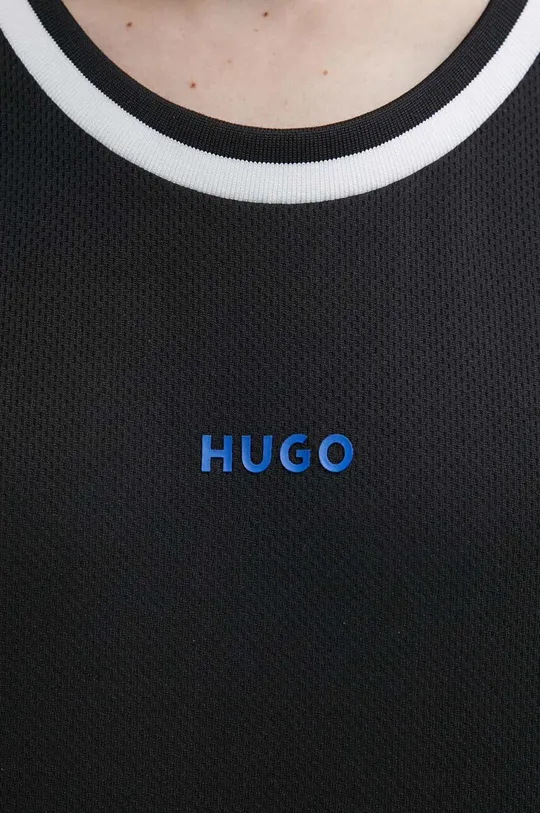 μαύρο Μπλουζάκι Hugo Blue