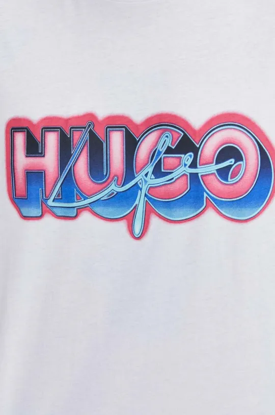 Bombažna kratka majica Hugo Blue Moški