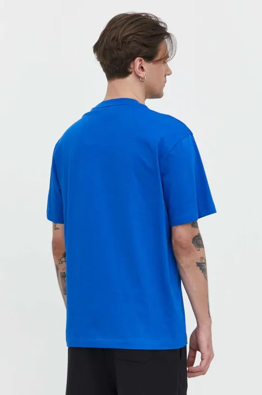 Βαμβακερό μπλουζάκι Hugo Blue 100% Βαμβάκι