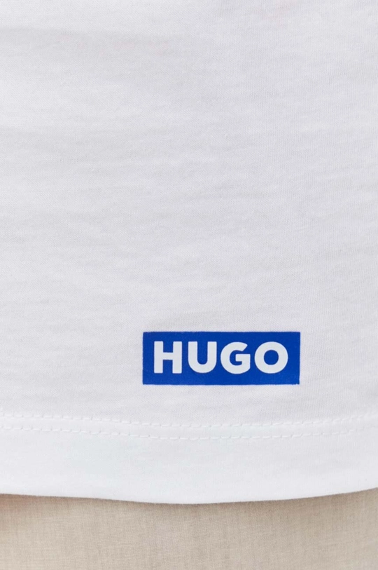 Hugo Blue t-shirt in cotone pacco da 2 Uomo