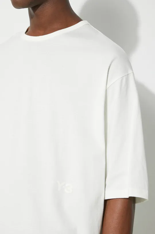 бял Памучна тениска Y-3 Boxy Tee