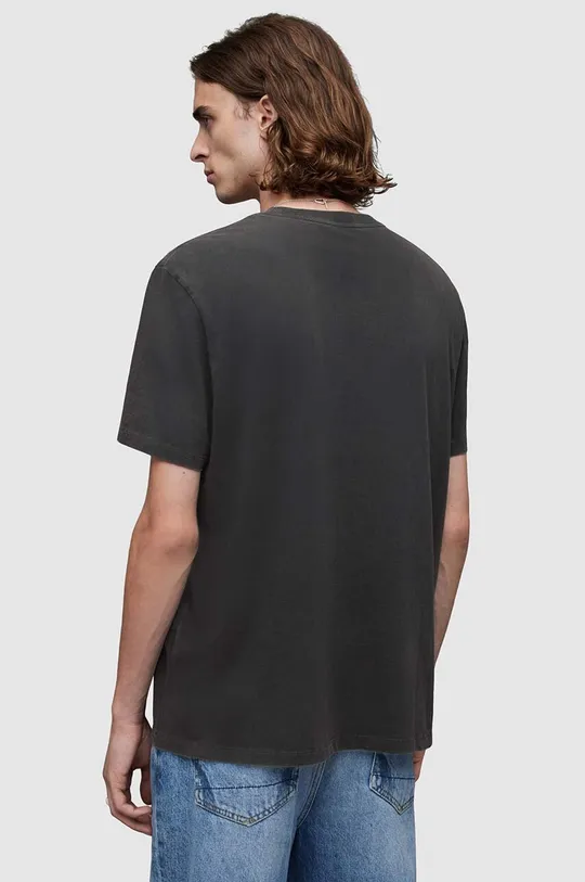 Βαμβακερό μπλουζάκι AllSaints Dimension 100% Οργανικό βαμβάκι