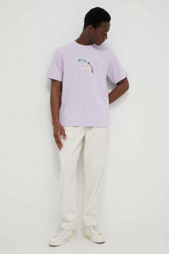 Filling Pieces cotton t-shirt violet