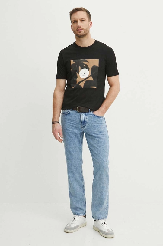 BOSS t-shirt in cotone nero