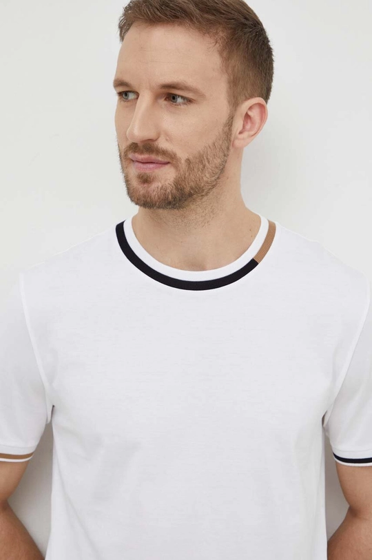 bianco BOSS t-shirt in cotone Uomo