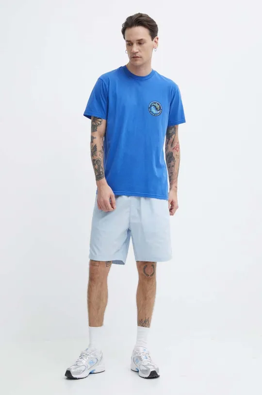 Billabong t-shirt bawełniany niebieski