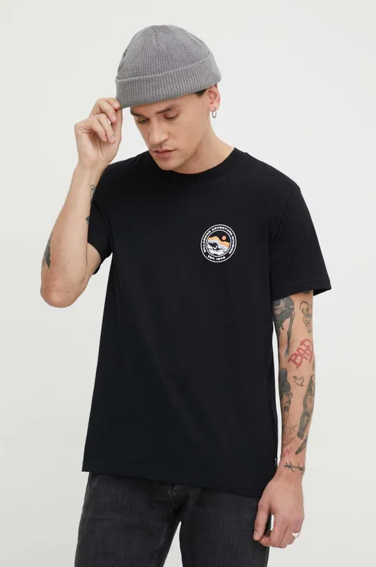 czarny Billabong t-shirt bawełniany Adventure Division Męski