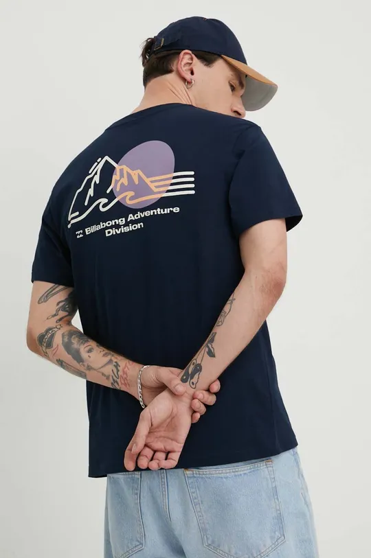 blu navy Billabong t-shirt in cotone BILLABONG X ADVENTURE DIVISION Uomo