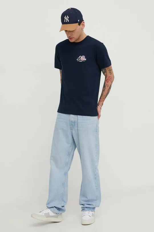 Billabong t-shirt in cotone BILLABONG X ADVENTURE DIVISION blu navy