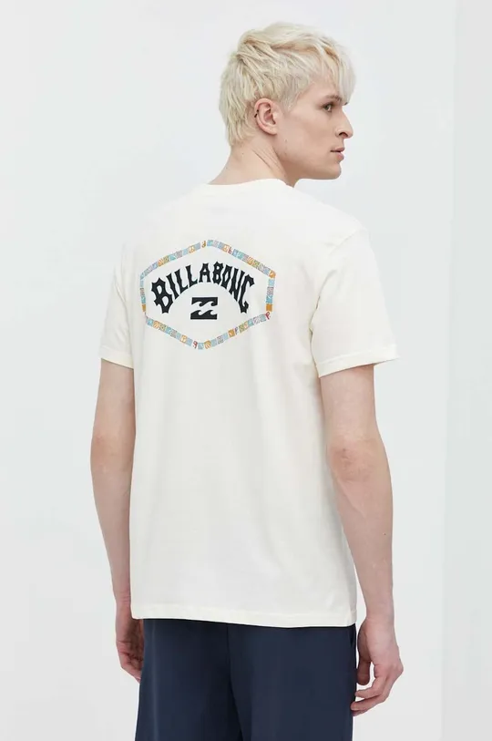 бежевый Хлопковая футболка Billabong