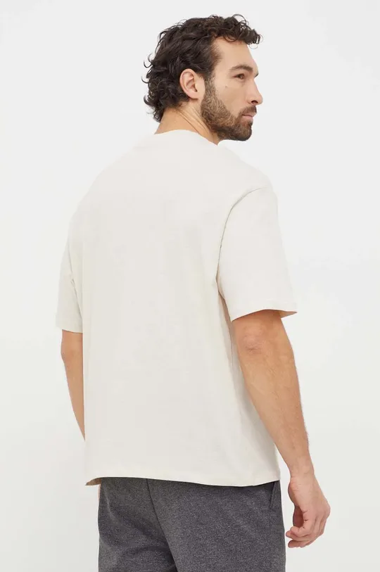 Bavlnené tričko Armani Exchange béžová