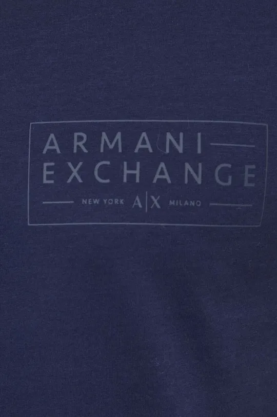 Βαμβακερό μπλουζάκι Armani Exchange Ανδρικά