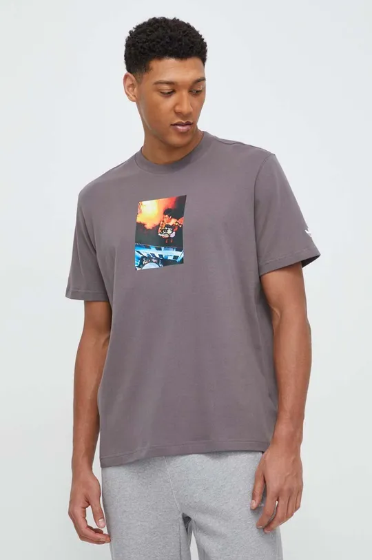 grigio adidas Originals t-shirt in cotone Uomo