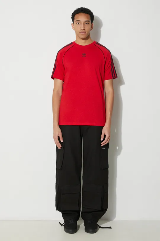 Памучна тениска adidas Originals SST Tee 0 червен