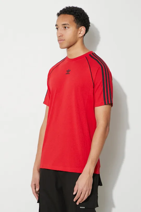 red adidas Originals cotton t-shirt