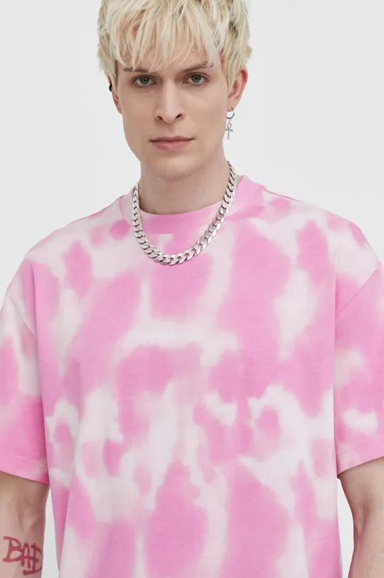 rosa HUGO t-shirt in cotone