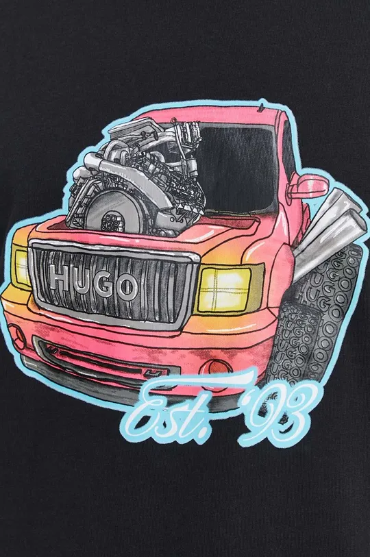 HUGO t-shirt bawełniany Męski