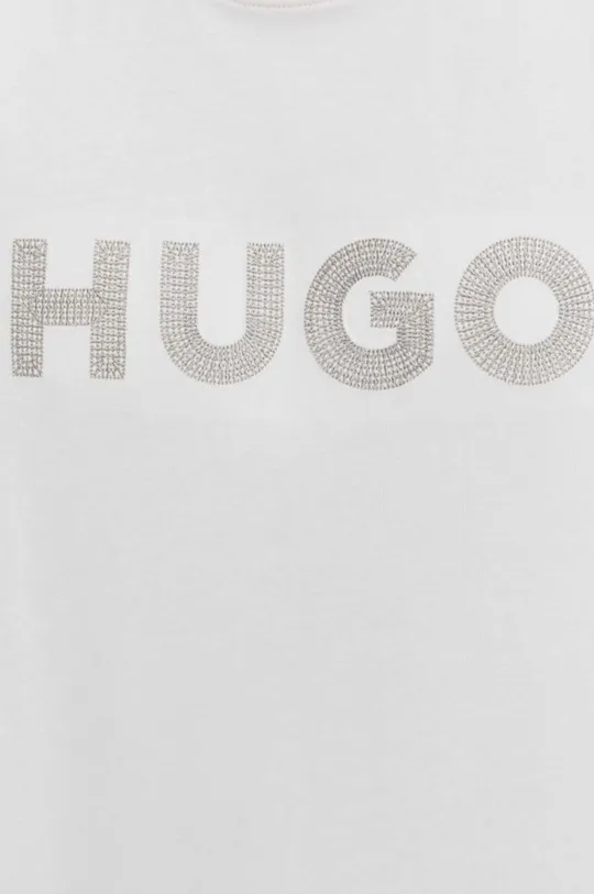 HUGO t-shirt bawełniany Męski