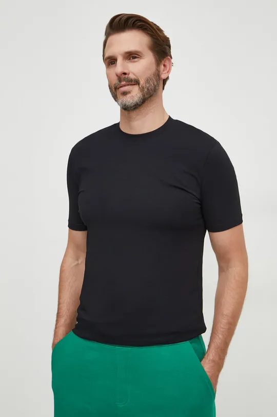 czarny United Colors of Benetton t-shirt