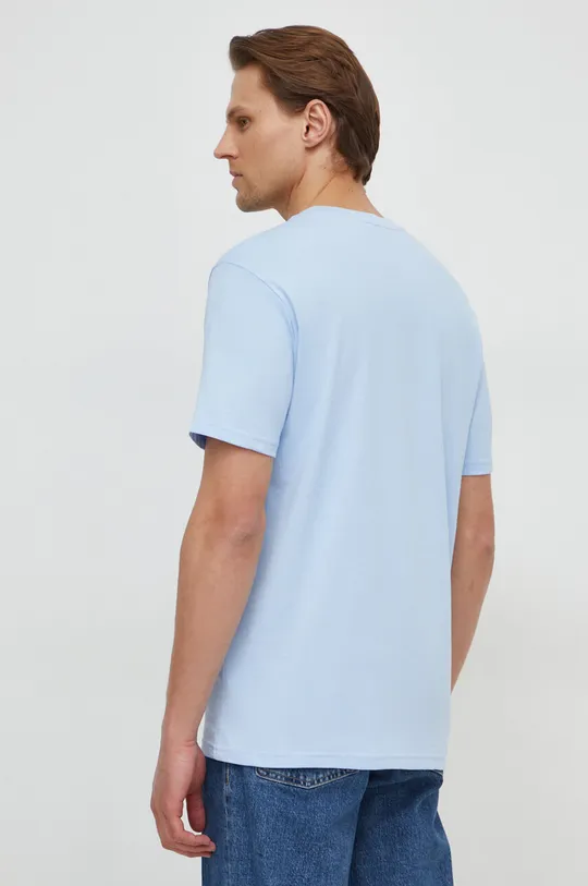 Bavlnené tričko United Colors of Benetton modrá