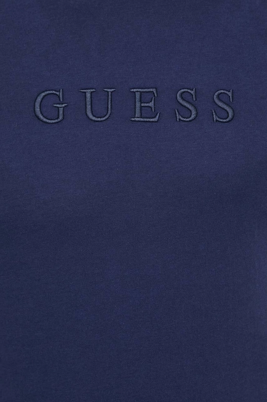 тёмно-синий Хлопковая футболка Guess