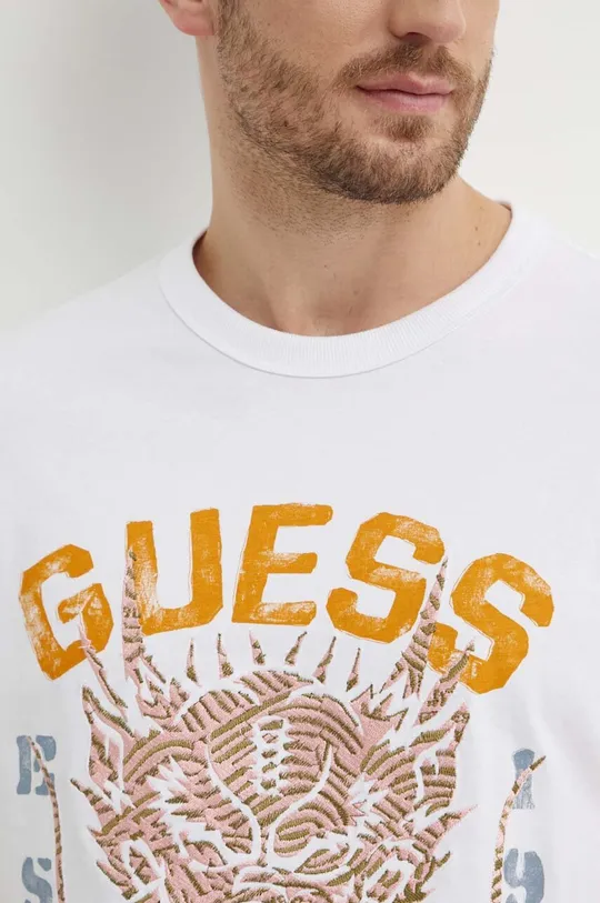 Bavlnené tričko Guess DRAGON Pánsky