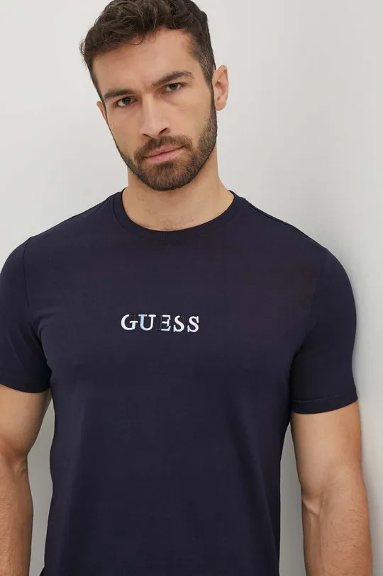 Βαμβακερό μπλουζάκι Guess 50% Βαμβάκι, 50% Οργανικό βαμβάκι