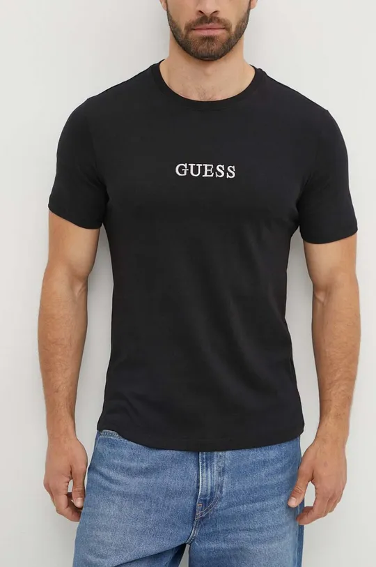 Guess t-shirt bawełniany 50 % Bawełna, 50 % Bawełna organiczna