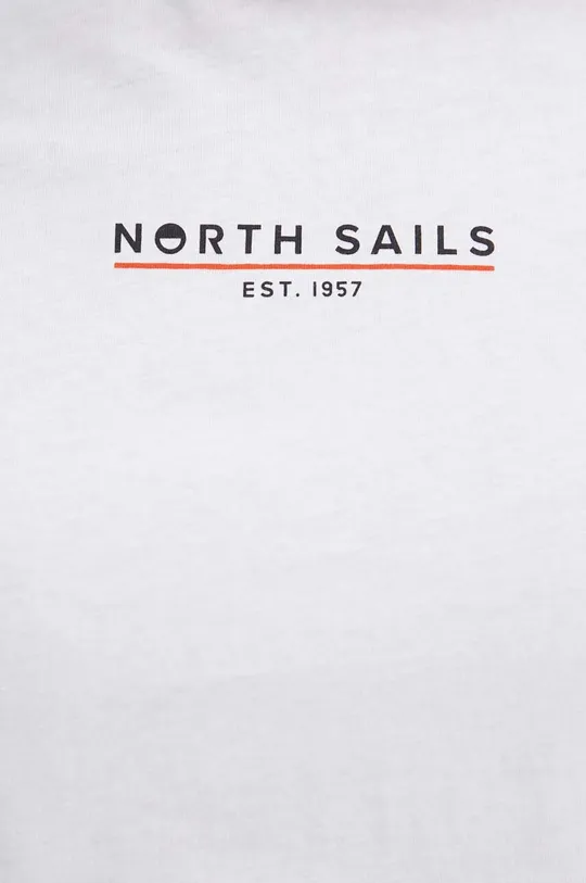 biela Bavlnené tričko North Sails