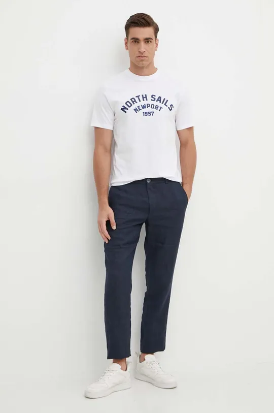 North Sails t-shirt in cotone bianco