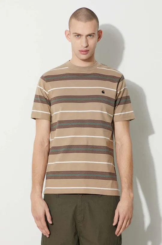 beige Carhartt WIP cotton t-shirt S/S Haynes T-Shirt Men’s