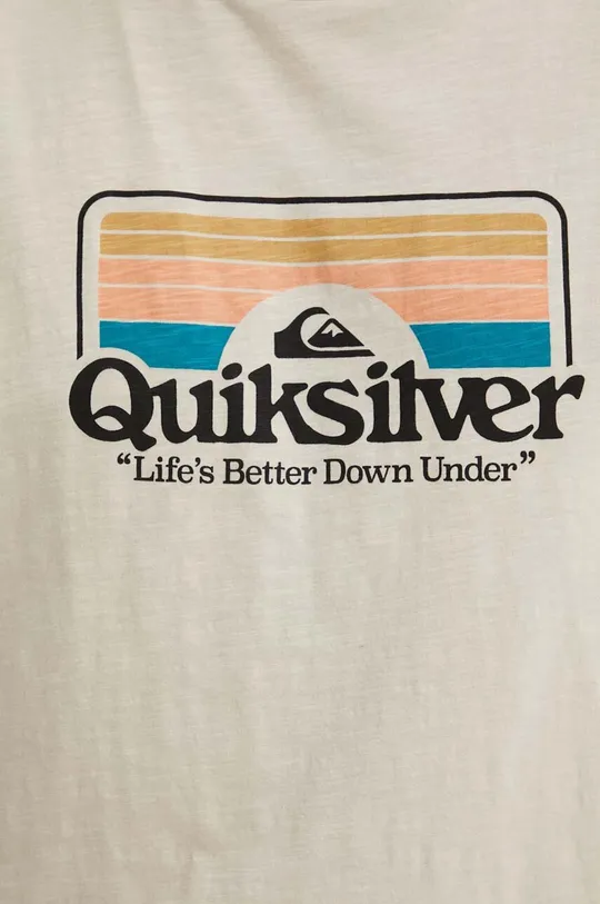 Bombažna kratka majica Quiksilver Moški