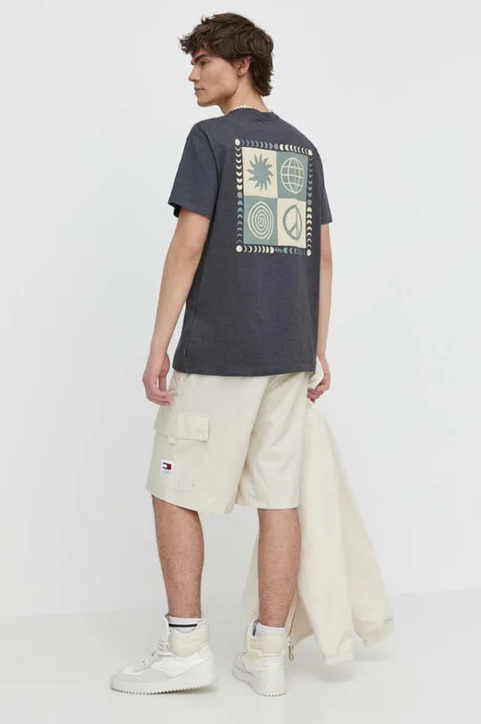 szary Quiksilver t-shirt Męski