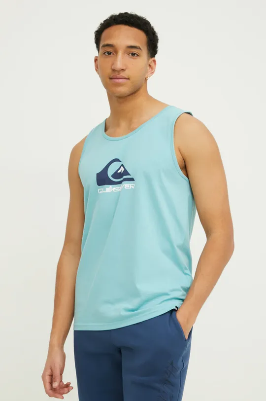 blu Quiksilver t-shirt in cotone Uomo
