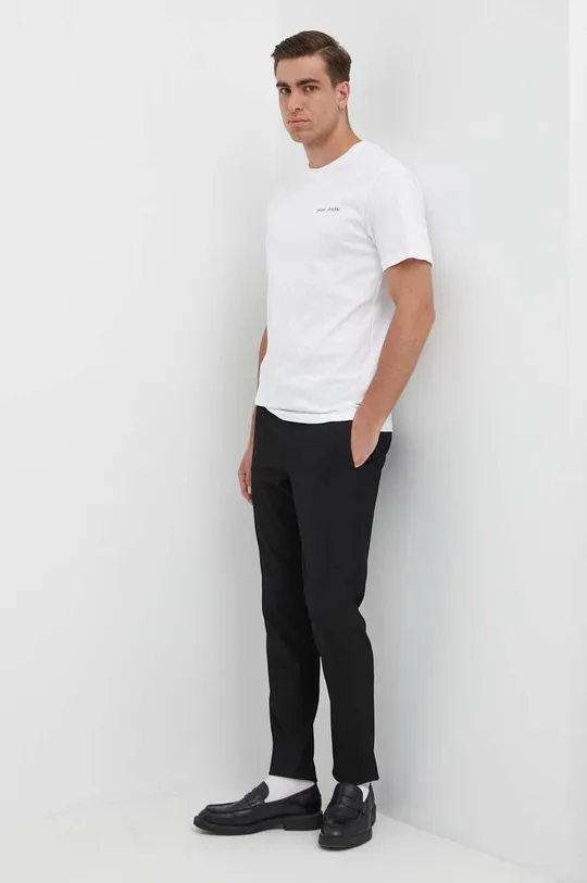 Βαμβακερό μπλουζάκι Pepe Jeans CLAUS λευκό