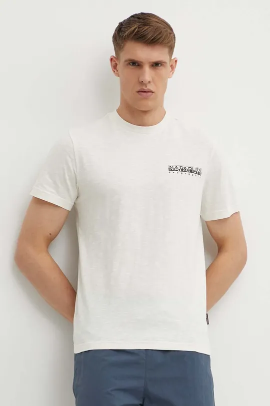 Napapijri t-shirt bawełniany S-Martre 100 % Bawełna