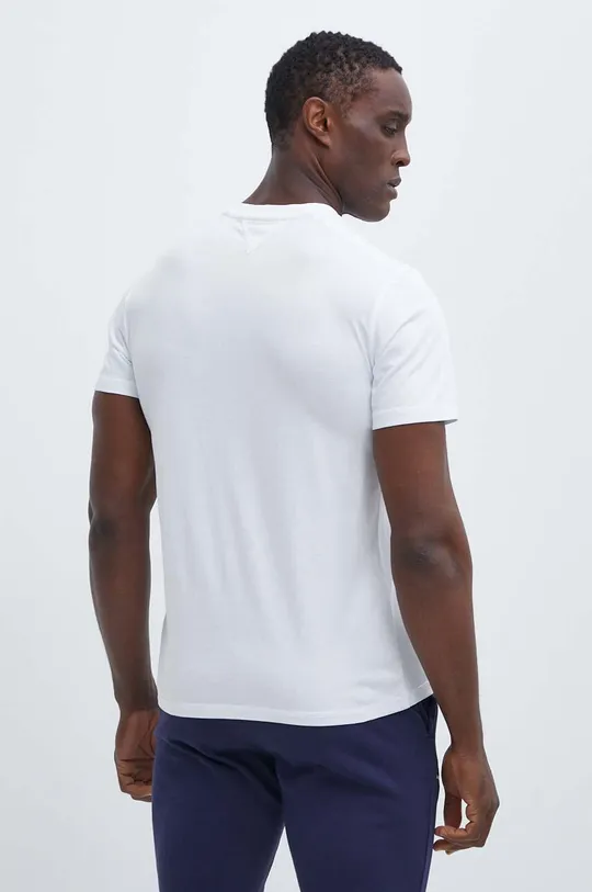 Βαμβακερό μπλουζάκι Napapijri S-Kreis λευκό