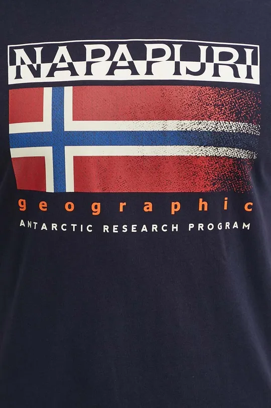 Бавовняна футболка Napapijri S-Kreis Чоловічий