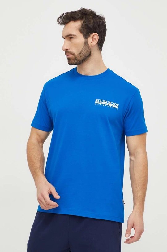 blu Napapijri t-shirt in cotone Uomo