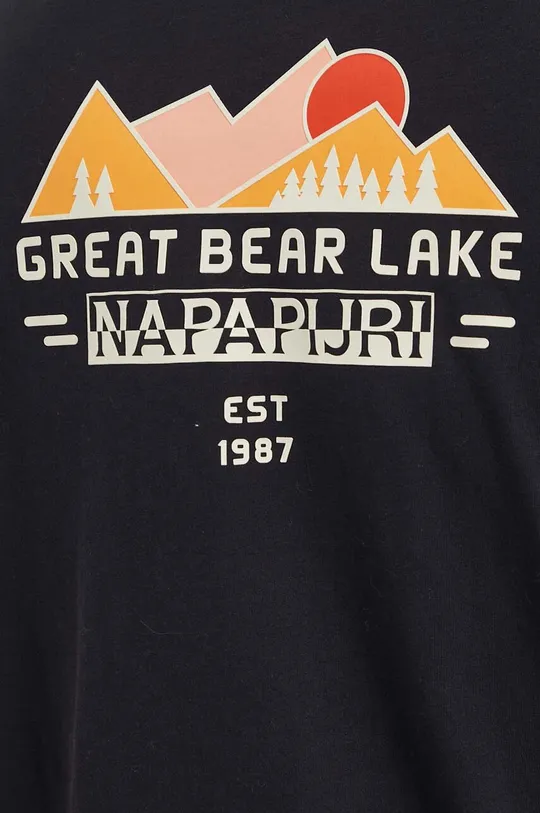 Βαμβακερό μπλουζάκι Napapijri S-Tahi S-Tahi Ανδρικά