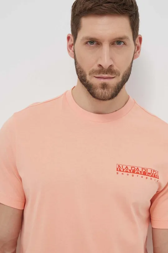 рожевий Бавовняна футболка Napapijri