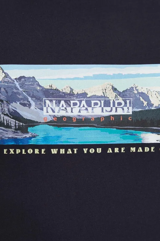 Bavlnené tričko Napapijri S-Canada Pánsky