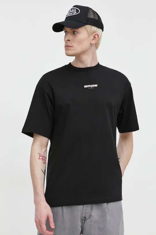 Sixth June t-shirt bawełniany czarny