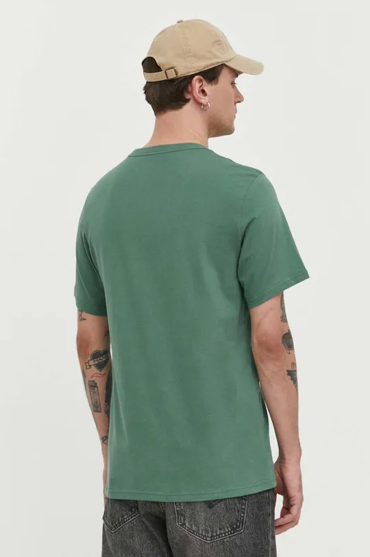 Хлопковая футболка Converse зелёный