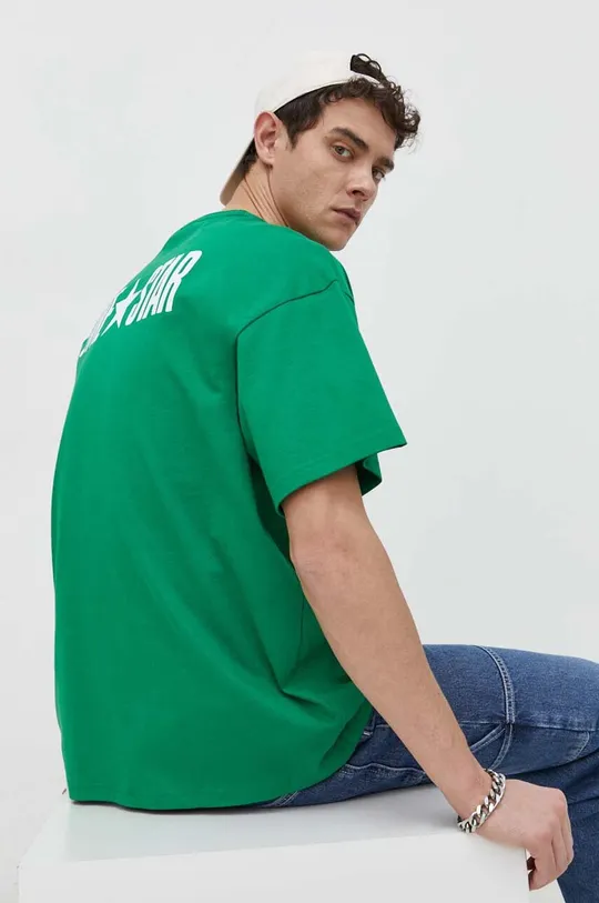 zelena Pamučna majica Converse Muški
