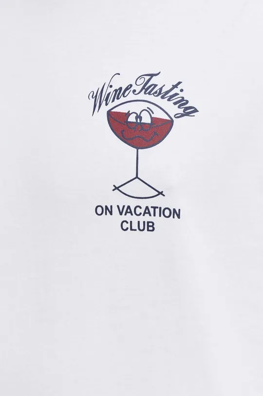 Bombažna kratka majica On Vacation Moški