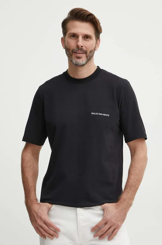 fekete Sisley t-shirt