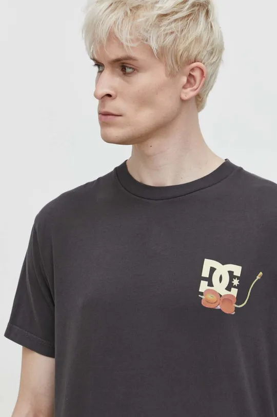 grigio DC t-shirt in cotone