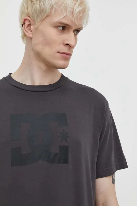 brązowy DC t-shirt bawełniany Star