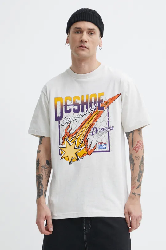 beige DC t-shirt in cotone Showtime